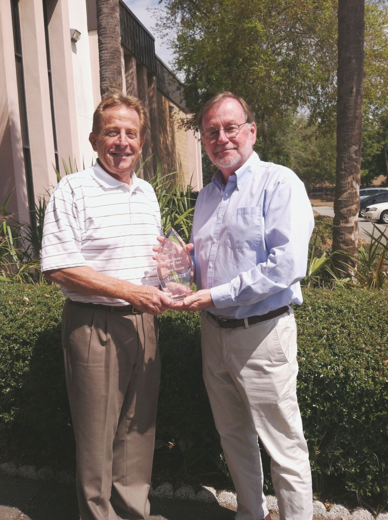 Gerry and John P Leader of Year Award.JPG